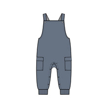 Load image into Gallery viewer, Layall Cargo Overalls: Pine / 18-24M
