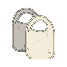 Load image into Gallery viewer, 2-Pack Bibs: Moon + Trees