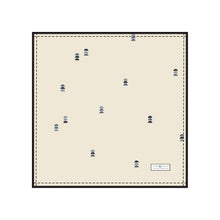 Load image into Gallery viewer, Muslin Swaddle Blanket: Fox / Cranberry + Taupe