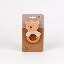 Load image into Gallery viewer, Marcel Bear Wood Rattle