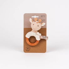 Load image into Gallery viewer, Leonie Giraffe Wood Rattle