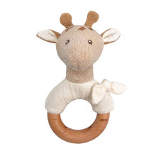 Load image into Gallery viewer, Leonie Giraffe Wood Rattle