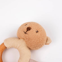 Load image into Gallery viewer, Marcel Bear Wood Rattle