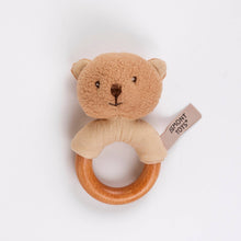 Load image into Gallery viewer, Marcel Bear Wood Rattle