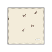 Load image into Gallery viewer, Muslin Swaddle Blanket: Fox / Cranberry + Taupe