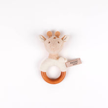 Load image into Gallery viewer, Leonie Giraffe Wood Rattle