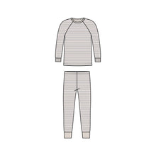 Load image into Gallery viewer, 2 Piece Long Sleeve Jammie Set: Ophelia Floral / Mauve / 2T