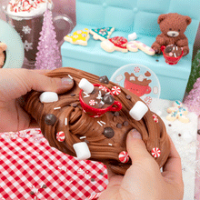 Load image into Gallery viewer, Hot Cocoa Kisses Butter Signature Dome™ Slime (4pcs/case)