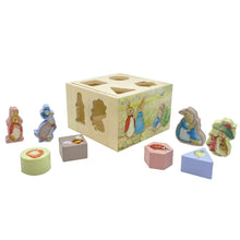 Load image into Gallery viewer, Beatrix Potter Wooden Shape Sorter