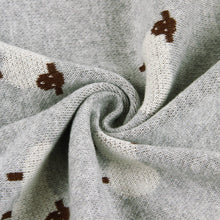 Load image into Gallery viewer, 100% Luxury Cotton Swaddle Receiving Baby Blanket - Sheep: Grey

