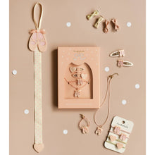 Load image into Gallery viewer, Linen Mini Bow Clips
