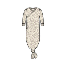 Load image into Gallery viewer, Indy Kimono Gown: Moon / Taupe / 0-3M
