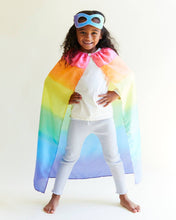 Load image into Gallery viewer, 100% Silk Dress-Up Mask- Rainbow
