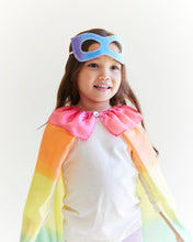 Load image into Gallery viewer, 100% Silk Dress-Up Mask- Rainbow
