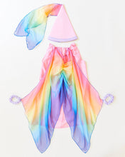 Load image into Gallery viewer, 100% Silk Fairy Dress - Pink/Rainbow
