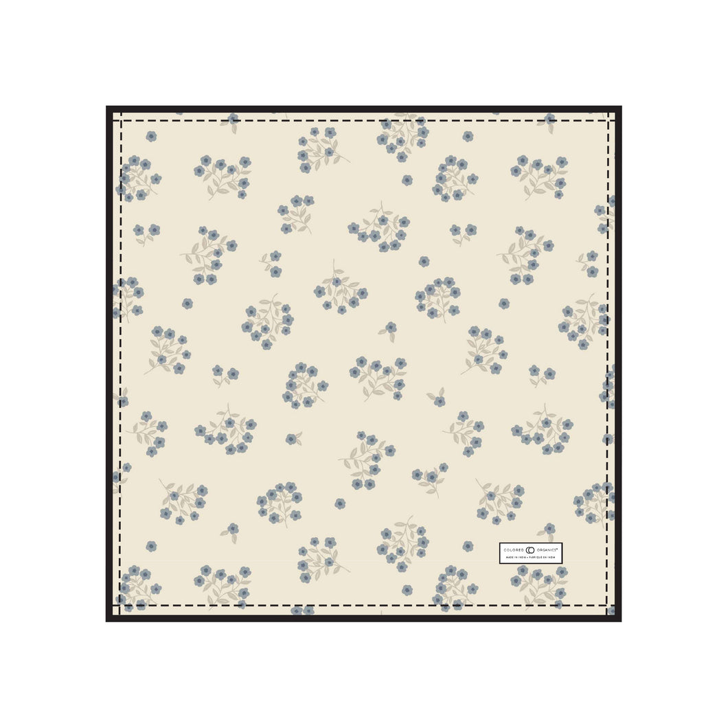 Muslin Swaddle Blanket: Fox / Cranberry + Taupe