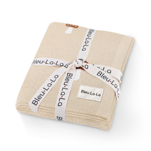 Load image into Gallery viewer, 100% Luxury Cotton Swaddle Receiving Baby Blanket - Mushroom: Camel

