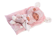 Load image into Gallery viewer, 15.7&quot; Anatomically-Correct Newborn Doll Naomi with Cushion
