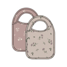Load image into Gallery viewer, 2-Pack Bibs: Betty  + Ophelia Floral
