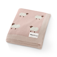Load image into Gallery viewer, 100% Luxury Cotton Swaddle Receiving Baby Blanket - Sheep: Grey
