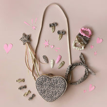 Load image into Gallery viewer, Love Heart Leopard Bag
