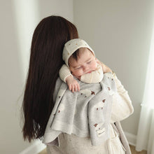 Load image into Gallery viewer, 100% Luxury Cotton Swaddle Receiving Baby Blanket - Sheep: Grey
