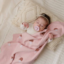 Load image into Gallery viewer, 100% Luxury Cotton Swaddle Receiving Baby Blanket - Mushroom: Camel
