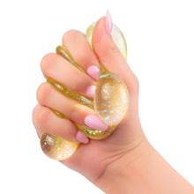 Load image into Gallery viewer, Galaxy Gummy Globs Squishy Ball (12pcs/case): Chunky Glitter
