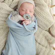 Load image into Gallery viewer, 100% Organic Luxury Cotton Swaddle Receiving Baby Blanket: Cream

