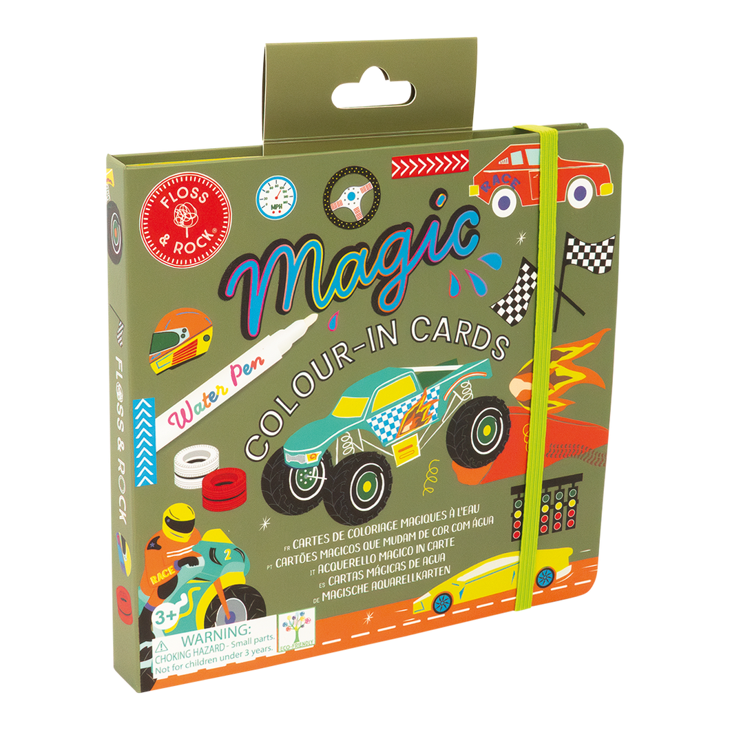Magic Color Changing Water Cards - Cars