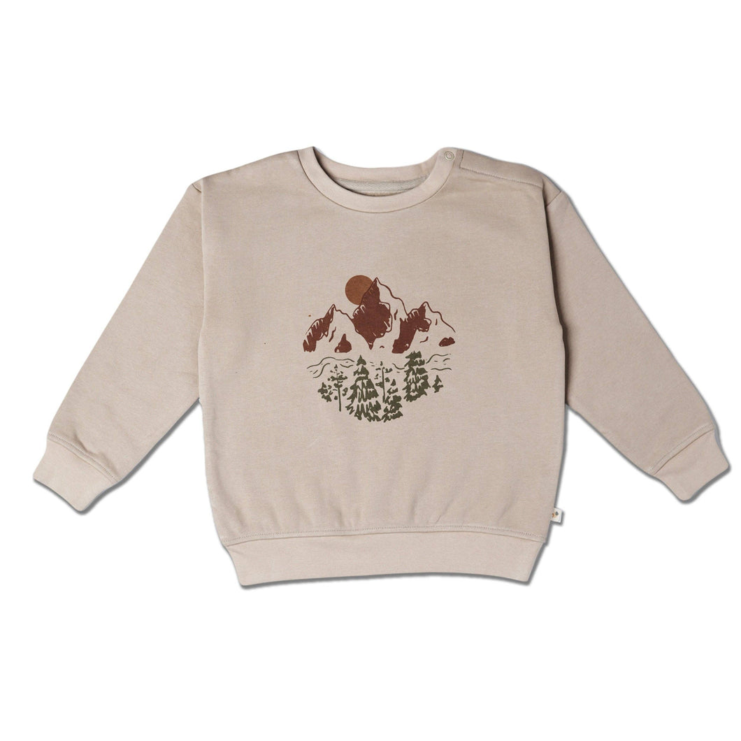 Organic Fleece Sweatshirt - Pinecrest: 12-18M