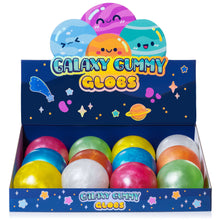 Load image into Gallery viewer, Galaxy Gummy Globs Squishy Ball (12pcs/case): Chunky Glitter
