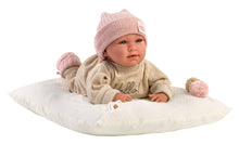 Load image into Gallery viewer, 16.5&quot; Soft Body Crying Newborn Doll Briana with Cushion
