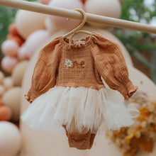 Load image into Gallery viewer, &#39;One&#39; Long Sleeve Tutu - Clay: 18-24

