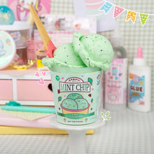 Load image into Gallery viewer, Mint Chip Scented Ice Cream Pint Slime (5pcs/case)

