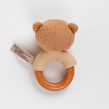 Load image into Gallery viewer, Marcel Bear Wood Rattle
