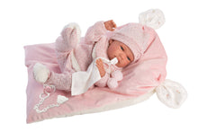 Load image into Gallery viewer, 15.7&quot; Anatomically-Correct Newborn Doll Naomi with Cushion
