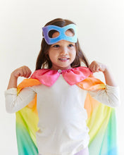 Load image into Gallery viewer, 100% Silk Dress-Up Mask- Rainbow
