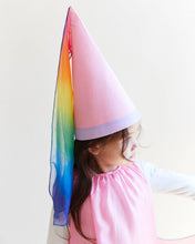 Load image into Gallery viewer, 100% Silk Fairy Dress - Pink/Rainbow
