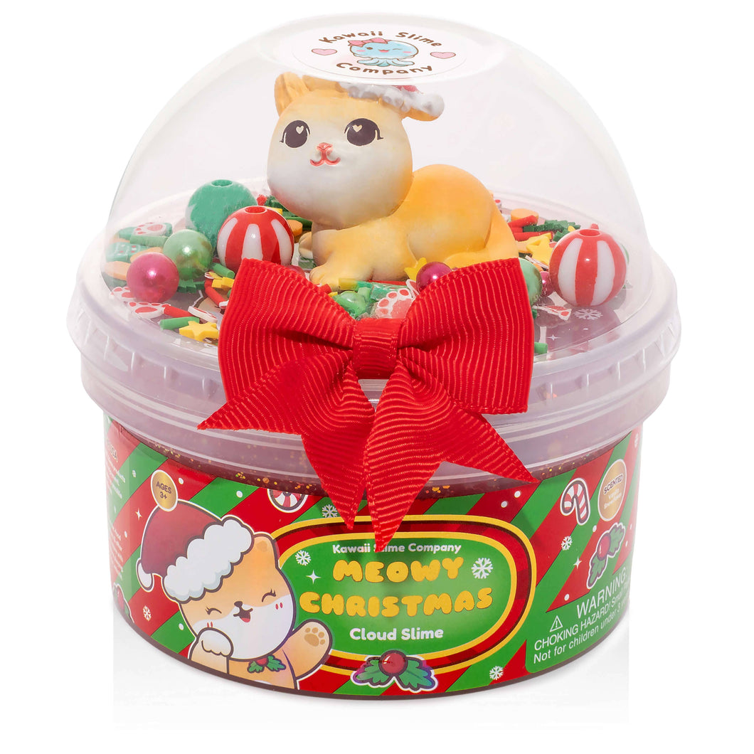 Meowy Christmas Cloud Slime (4pcs/case)