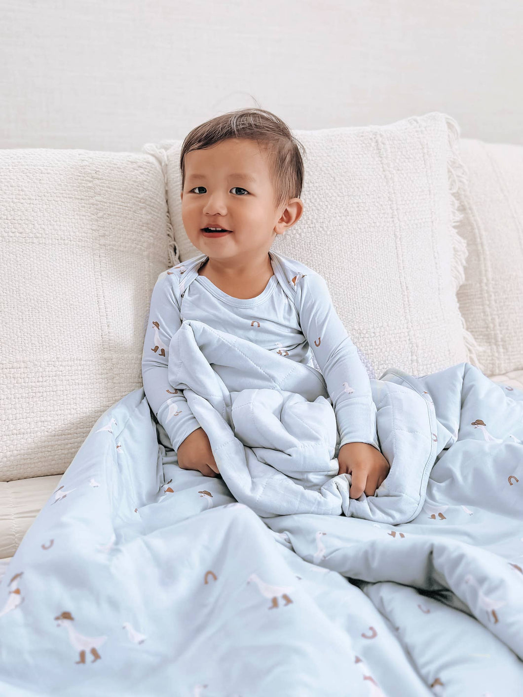 CLOUD BLANKET : Cowboy Goose / Mini / 1.0