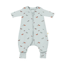 Load image into Gallery viewer, FW25 LONG SLEEVE FOOTIE SLEEP BAG: Goose / 6-12M / 1.0
