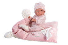 Load image into Gallery viewer, 15.7&quot; Anatomically-Correct Newborn Doll Naomi with Cushion

