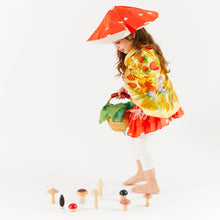 Load image into Gallery viewer, 100% Mulberry Silk Kids Mushroom Tutu
