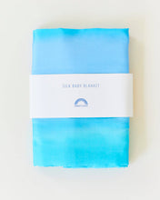 Load image into Gallery viewer, 100% Silk Baby Blanket - Eco Friendly Baby Shower Gift
