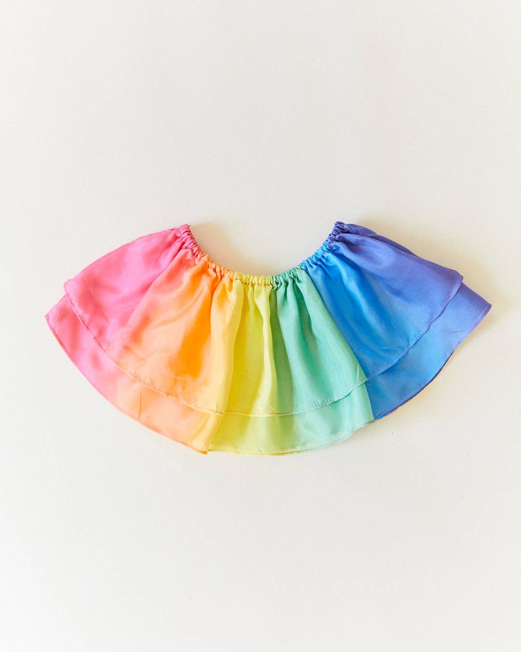 100% Silk Rainbow Tutu - Dress-Up Play, Dance Costume